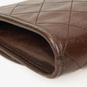 Chanel Mini Flap Bag Brown Quilted Lambskin With 24K Gold-Plated Hardware