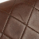 Chanel Mini Flap Bag Brown Quilted Lambskin With 24K Gold-Plated Hardware
