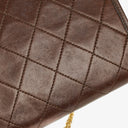 Chanel Mini Flap Bag Brown Quilted Lambskin With 24K Gold-Plated Hardware