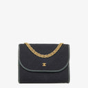 Chanel Mini Flap Navy Jersey With 24K Gold-Plated Hardware