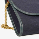 Chanel Mini Flap Navy Jersey With 24K Gold-Plated Hardware