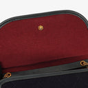 Chanel Mini Flap Navy Jersey With 24K Gold-Plated Hardware