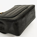 Chanel Mini Flap Square Bag in Black Horizontal Quilted Patent Leather with 24K Gold-Plated Hardware