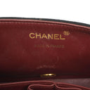 Chanel Mini Full Flap Black Quilted Jersey And Lambskin Vintage Bag With 24K Gold-Plated Hardware