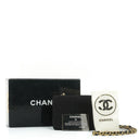 Chanel Mini Full Flap Black Quilted Jersey And Lambskin Vintage Bag With 24K Gold-Plated Hardware