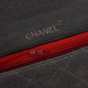 Chanel Mini Quilted Square Jersey Black Flap Bag With 24K Gold-Plated Hardware