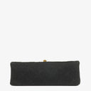 Chanel Mini Quilted Square Jersey Black Flap Bag With 24K Gold-Plated Hardware