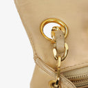 Chanel Mini Quilted Square Leather Beige Flap Bag With 24K Gold-Plated Hardware