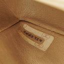 Chanel Mini Quilted Square Leather Beige Flap Bag With 24K Gold-Plated Hardware