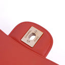 Chanel Mini Rectangular Classic Single Flap Bag Coral Chevron Quilted Lambskin With Gold-Tone Hardware