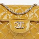 Chanel Mini Rectangular Double-Sided Flap Bag In Quilted Patent Leather