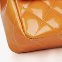 Chanel Mini Rectangular Flap Bag In Quilted Patent Leather