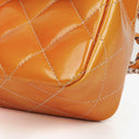 Chanel Mini Rectangular Flap Bag In Quilted Patent Leather