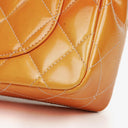 Chanel Mini Rectangular Flap Bag In Quilted Patent Leather