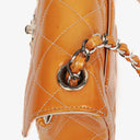 Chanel Mini Rectangular Flap Bag In Quilted Patent Leather