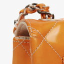 Chanel Mini Rectangular Flap Bag In Quilted Patent Leather