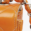 Chanel Mini Rectangular Flap Bag In Quilted Patent Leather