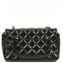 Chanel Mini Rectangular Flap Bag In Quilted Patent Leather With Silver-Tone Hardware,2013-2014