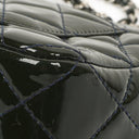 Chanel Mini Rectangular Flap Bag In Quilted Patent Leather With Silver-Tone Hardware,2013-2014