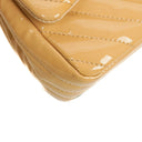 Chanel Mini Rectangular Patent Leather Chevron Single Flap Bag With Silver-Tone Hardware