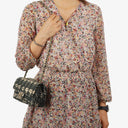 Chanel Mini Rectangular Printed Cambon Single Flap Bag With 24K Gold Plated Hardware