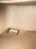 Chanel Mini Square Classic Flap Bag Beige Quilted Lambskin With Silver-Tone Hardware