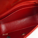 Chanel Mini Square Classic Flap Bag Red Quilted Lambskin 24K Gold-Plated Hardware
