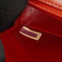Chanel Mini Square Classic Flap Bag Red Quilted Lambskin 24K Gold-Plated Hardware