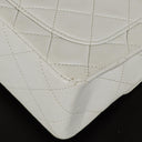 Chanel Mini Square Classic Flap Bag White Quilted Lambskin With 24K Gold-Plated Hardware
