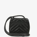 Chanel Mini Square Flap Bag Chevron Quilted Lambskin 24K Gold-Plated Hardware