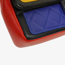 Chanel Multicolor Lambskin Tri-Color Medium Graphic Flap Bag