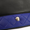 Chanel Multicolor Lambskin Tri-Color Medium Graphic Flap Bag
