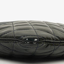 Chanel Navy Lambskin And Olive Green Quilted Patent Leather Large Cosmetic Case, 2014