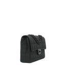 Chanel Nylon Travel Line Medium Classic Flap Bag So Black