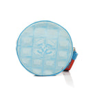 Chanel Nylon Travel Round Blue Pouch, 2002-2003