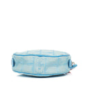 Chanel Nylon Travel Round Blue Pouch, 2002-2003