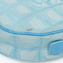 Chanel Nylon Travel Round Blue Pouch, 2002-2003