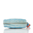 Chanel Nylon Travel Round Blue Pouch, 2002-2003