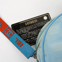 Chanel Nylon Travel Round Blue Pouch, 2002-2003