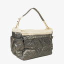Chanel Paris-Biarritz Silver and Cream Large Hobo Bag