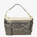 Chanel Paris-Biarritz Silver and Cream Large Hobo Bag