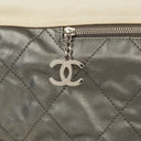 Chanel Paris-Biarritz Silver and Cream Large Hobo Bag