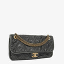 Chanel Paris-Bombay Black Triptych Flap Bag
