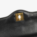 Chanel Paris Classic Medium Double Flap Bag Black Quilted Lambskin With Gold & Silver Tone Combo Hardware