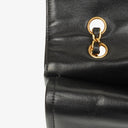Chanel Paris Classic Medium Double Flap Bag Black Quilted Lambskin With Gold & Silver Tone Combo Hardware