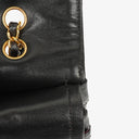 Chanel Paris Classic Medium Double Flap Bag Black Quilted Lambskin With Gold & Silver Tone Combo Hardware