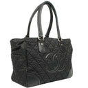 Chanel Paris New York Line Tote Bag Black