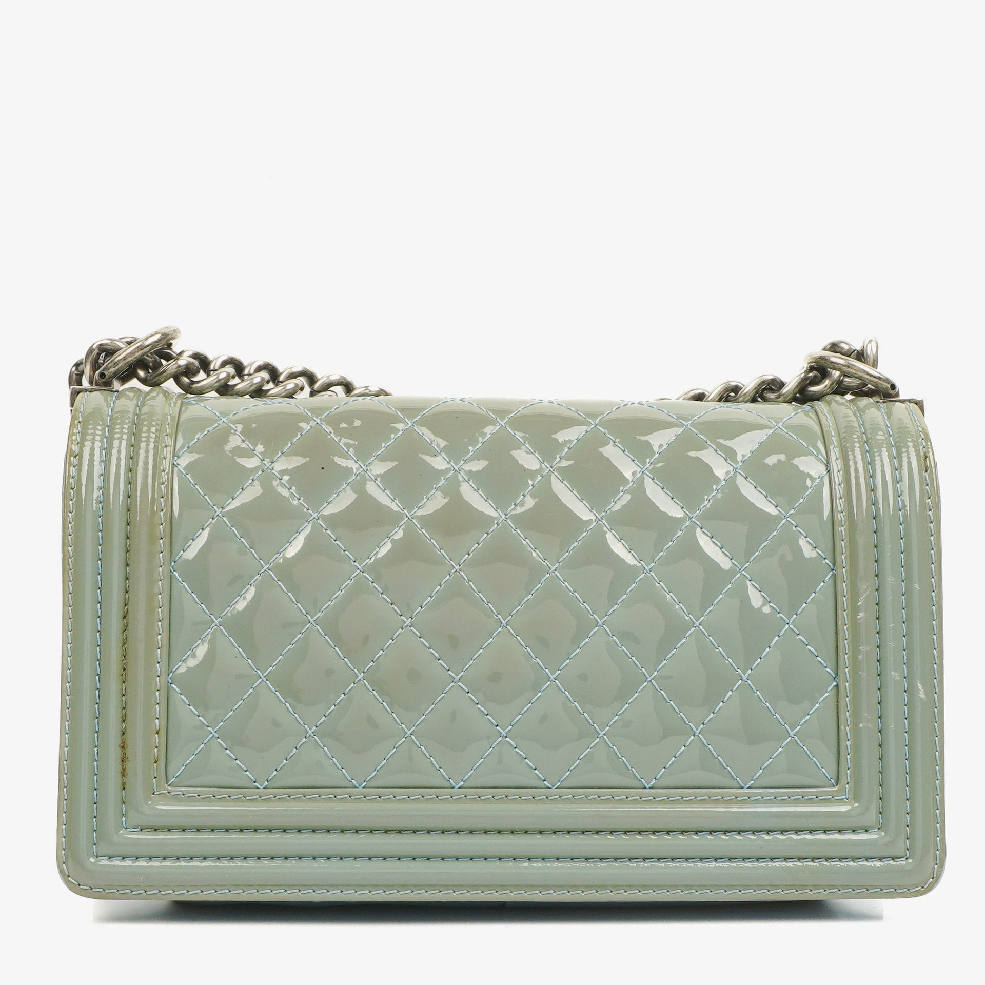 Chanel Patent Leather Boy Flap Bag