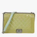 Chanel Patent Leather Boy Flap Bag