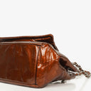 Chanel Patent Leather CC Accordion Flap Bag